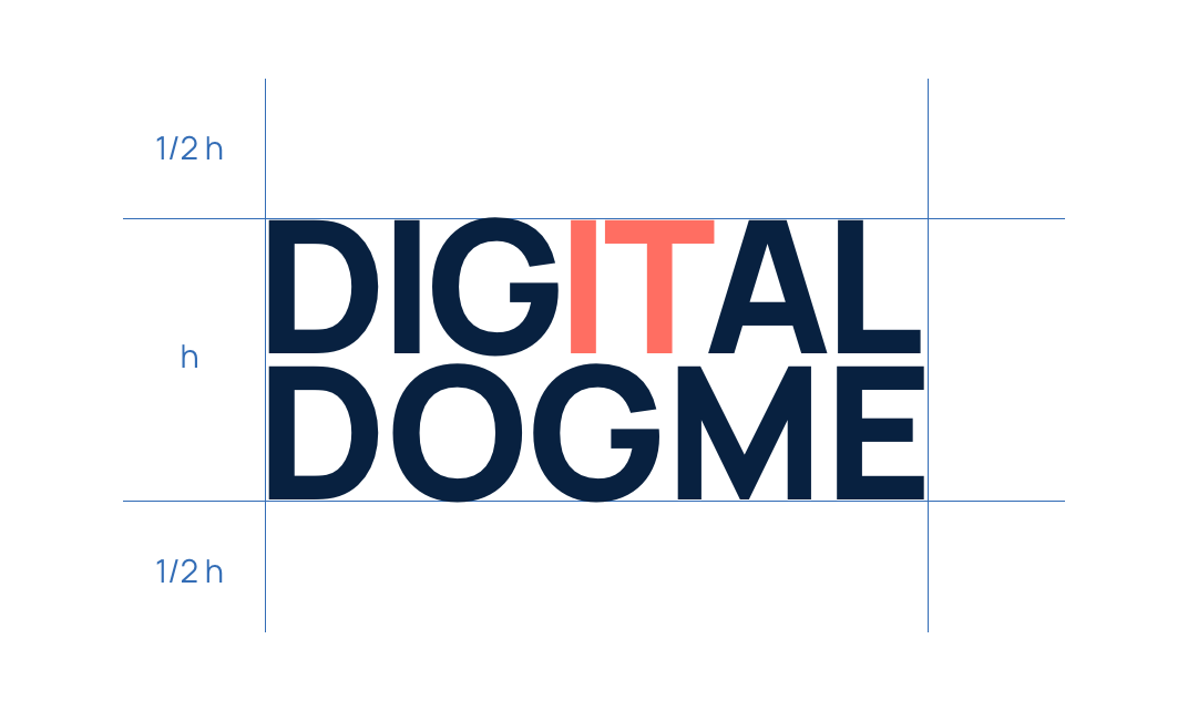 Digital Dogme Logo Spacing Guidelines